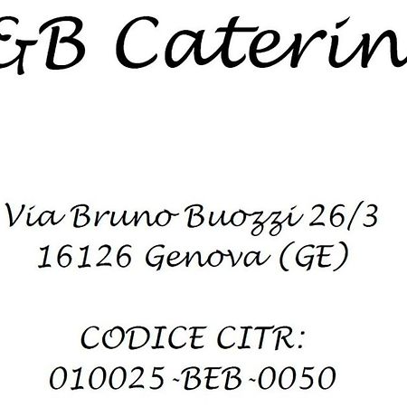 B&B Caterina Genoa Exterior photo